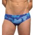 CAMO BLUE плавки пропускающие загар  Kiniki