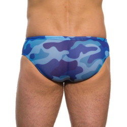 CAMO BLUE плавки пропускающие загар  Kiniki