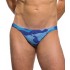 CAMO BLUE микро плавки пропускающие загар  Kiniki