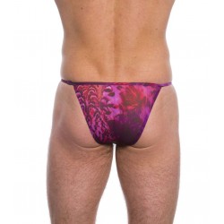 Purple Amalfi плавки танга пропускающие загар  Kiniki