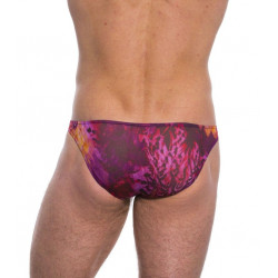 PURPLE AMALFI микро плавки пропускающие загар  Kiniki
